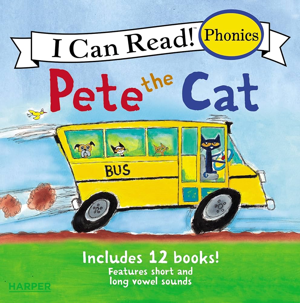 Pete the Cat early reader box set for preschool