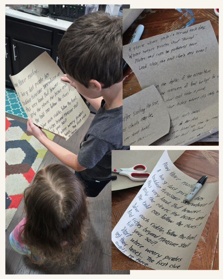 How We Turned a Sick Day Into a Pirate Adventure (Easy Treasure Hunt for Kids)