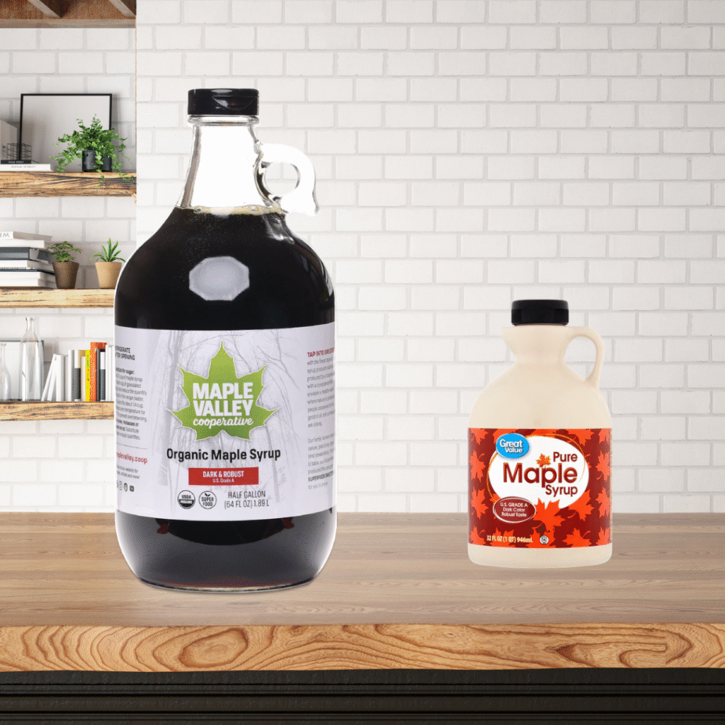 maple syrup ingredient comparisons