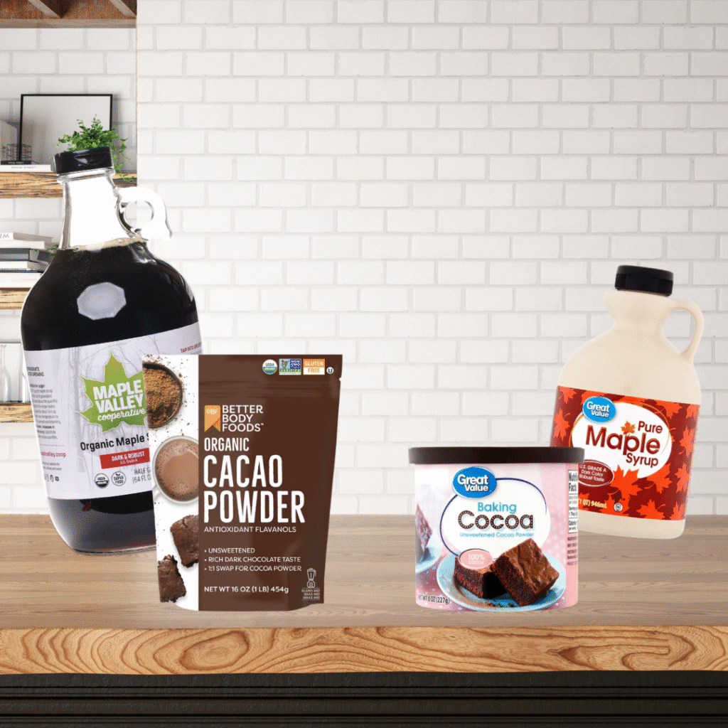 premium ingredients and budget ingredients